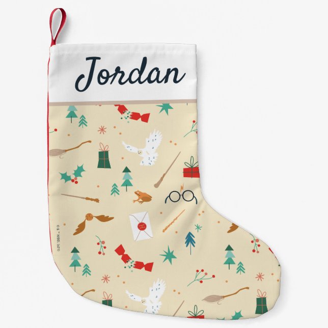 Petite Chaussette De Noël Harry Potter | Motif d'icône de vacances (Devant)