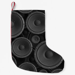 Petite Chaussette De Noël Haut-parleurs : Texture continue Motif sans coutur