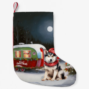 Petite Chaussette De Noël Hiver Sibérie Husky Caravan Christmas Adventure