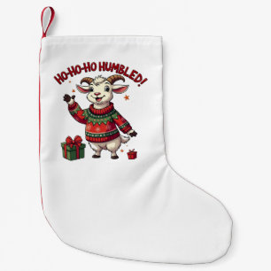 Petite Chaussette De Noël Ho Ho Ho Chapeau de Père Noël Noël Chèvre de Noël