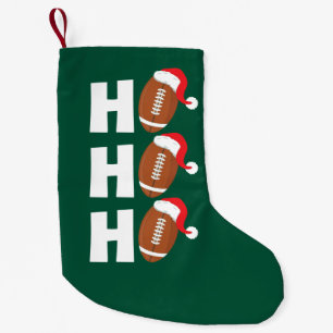 Petite Chaussette De Noël Ho Ho Ho Football Drôle d'humour de Noël