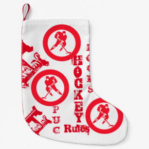 Petite Chaussette De Noël Hockey