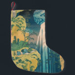 Petite Chaussette De Noël Hokusai Amida Cascade Japon<br><div class="desc">Hokusai Waterfall Asian Peinture - Ce tableau est de Katsushika Hokusai, Japonais, période Edo (1615-1868). Les chutes d'Amida dans les Far Reaches of the Kisokaidō Road (Kisoji no oku Amida-ga-taki), de la série A Tour of Waterfalls in Differentes Provinces (Shokoku taki meguri). Titre : Les chutes d'Amida dans les accès...</div>
