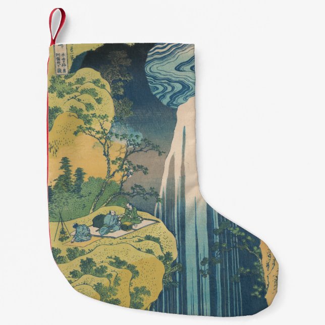 Petite Chaussette De Noël Hokusai Amida Cascade Japon (Devant)