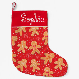 Petite Chaussette De Noël Homme en pain d'épices drôle cookies nom personnal