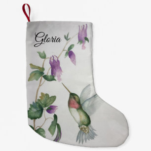 Petite Chaussette De Noël Hummingbird d'hiver Stylisme moderne