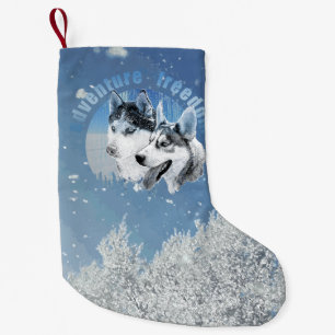 Petite Chaussette De Noël Husky Aventure de la Liberté