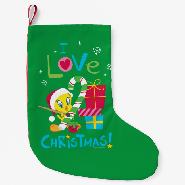 Petite Chaussette De Noël I Love Christmas - TWEETY™ (Devant)
