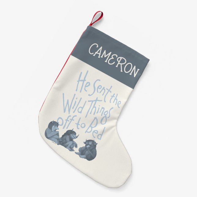 Petite Chaussette De Noël Il a envoyé des choses folles à Bed | Ajouter Votr (Devant (Accrochage))