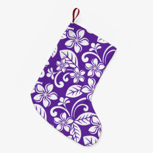 PETITE CHAUSSETTE DE NOËL ÎLE PLUMERIA (PURPLE)