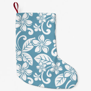 Petite Chaussette De Noël ÎLE PLUMERIA (SLATE BLUE) Noël Stocker