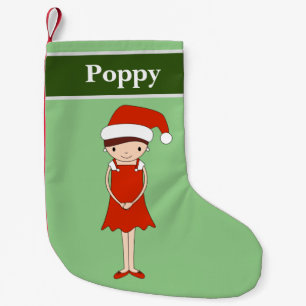 Petite Chaussette De Noël illusima Poppy Elf Spécial Noël