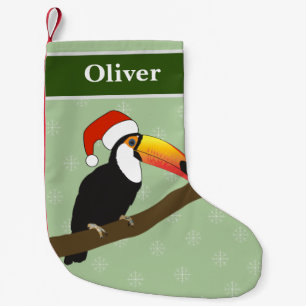 Petite Chaussette De Noël illusima Toucan Noël Snowflakes