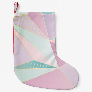 Petite Chaussette De Noël (illustration) arrière - plan de ligne or, arti ab