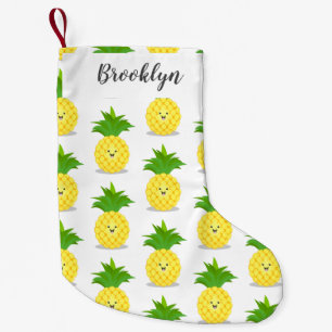 Petite Chaussette De Noël Illustration d'ananas mignon