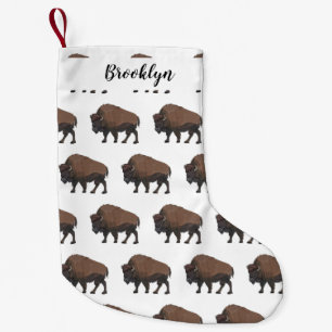Petite Chaussette De Noël Illustration de bison