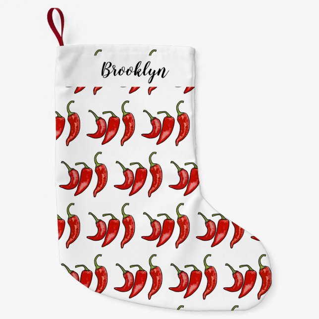 Petite Chaussette De Noël Illustration de chili (Devant)