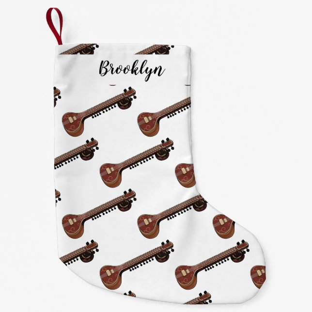 Petite Chaussette De Noël Illustration de dessin de Sitar (Devant)