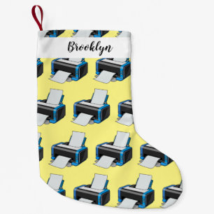 Petite Chaussette De Noël Illustration de dessin d'imprimante