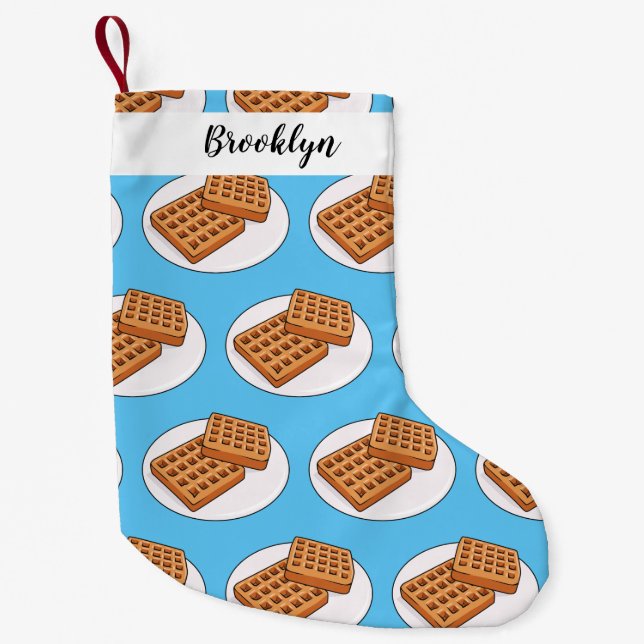 Petite Chaussette De Noël Illustration de gaufre (Devant)
