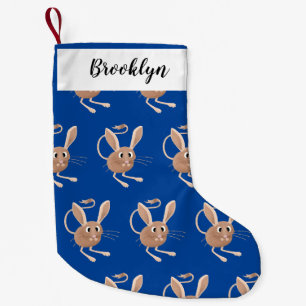 Petite Chaussette De Noël Illustration de jerboa aux longues oreilles