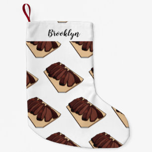 Petite Chaussette De Noël Illustration de la poitrine de boeuf