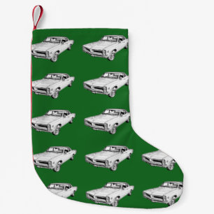 Petite Chaussette De Noël Illustration de la voiture de muscle Pontiac Leman