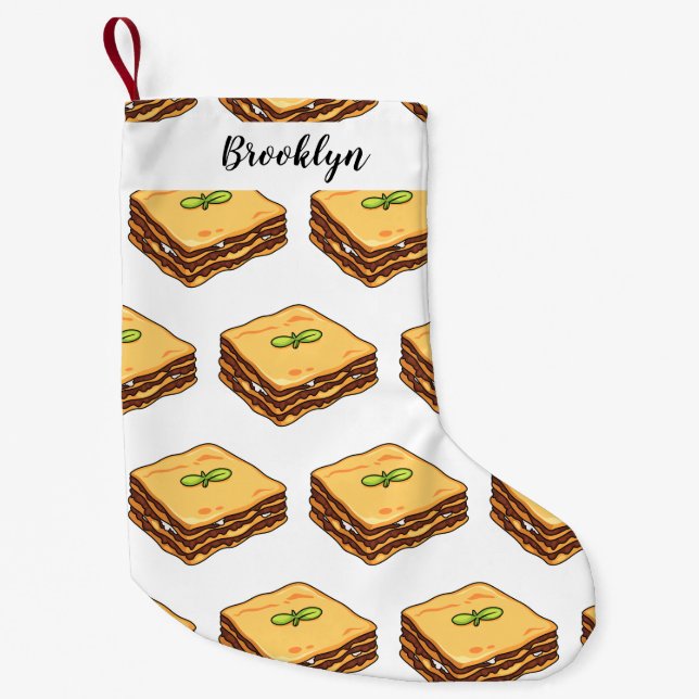 Petite Chaussette De Noël Illustration de Lasagna (Devant)