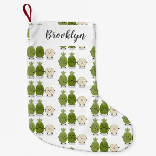 Petite Chaussette De Noël Illustration de mignonne guava feijoa