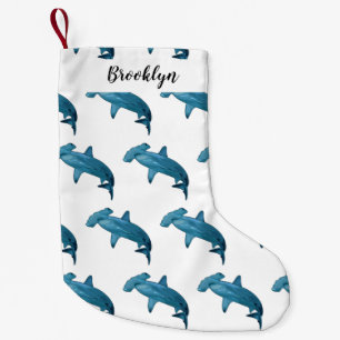 Petite Chaussette De Noël Illustration de requin marteau