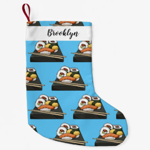 Petite Chaussette De Noël Illustration de sushi