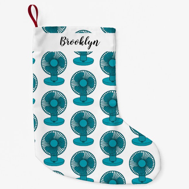 Petite Chaussette De Noël Illustration du ventilateur (Devant)