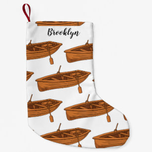 Petite Chaussette De Noël Illustration d'un bateau à roues