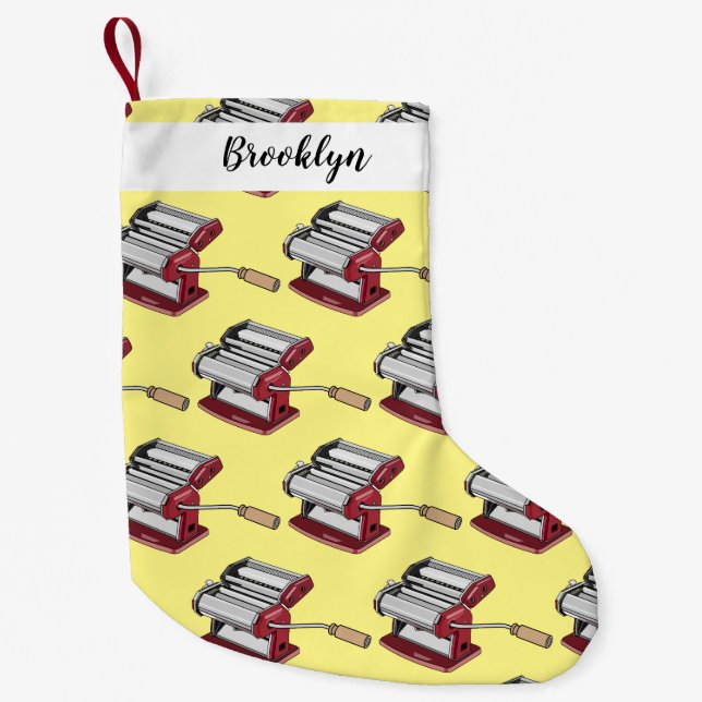 Petite Chaussette De Noël Illustration d'un fabricant de pâtes alimentaires (Devant)