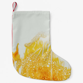 Petite Chaussette De Noël Illustration sur le thème de la flamme jaune