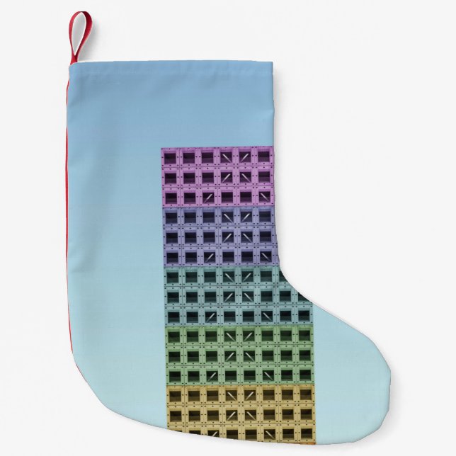 Petite Chaussette De Noël Immeuble haut (Devant)