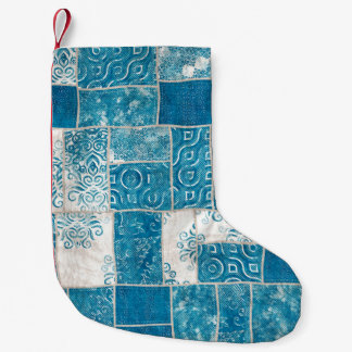 Petite Chaussette De Noël Impression motif de la surface composée de collage