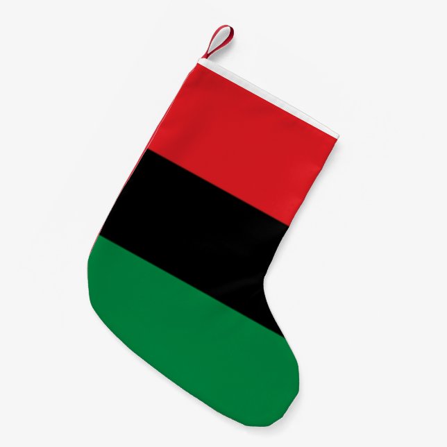 Petite Chaussette De Noël Imprimerie africaine (Devant (Accrochage))