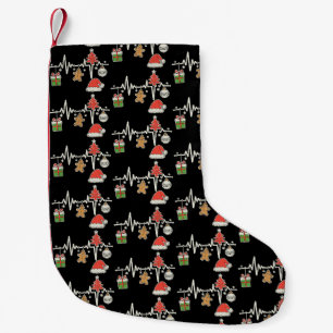 Petite Chaussette De Noël Infirmière au rythme de Noël Saison des fêtes de N
