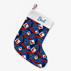 Petite Chaussette De Noël Instructeur de conduite et conducteur d'apprenant