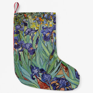 Petite Chaussette De Noël Iris de Van Gogh Peinture Impressionniste