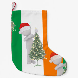 Petite Chaussette De Noël irlandais noël xmas stockage