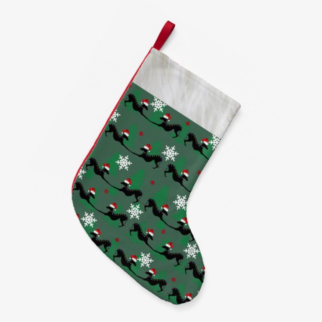 Petite Chaussette De Noël Italie Greyhound Noël Stocking (Devant (Accrochage))
