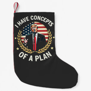 Petite Chaussette De Noël J'Ai Les Concepts D'Un Plan Trump Débat Élection