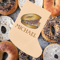 Jaune Deli Bagel Lox Capers Crème Fromage Foin