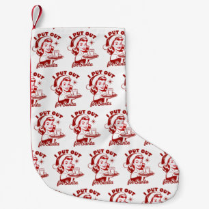 Petite Chaussette De Noël Je me suis mis en quatre pour le Père Noël Snarky 