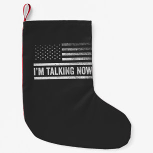 Petite Chaussette De Noël Je parle maintenant du débat présidentiel de Trump