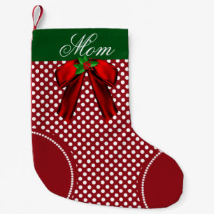 Petite Chaussette De Noël Joli bas fait sur commande de Noël de point de