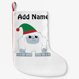 Petite Chaussette De Noël Joli elfe de Noël Yeti