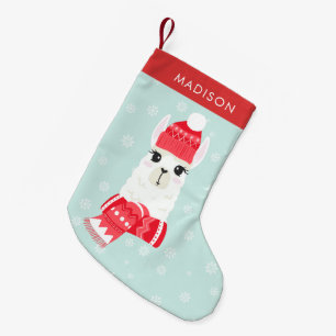 Petite Chaussette De Noël Joli Noël Alpaca Personnalisé